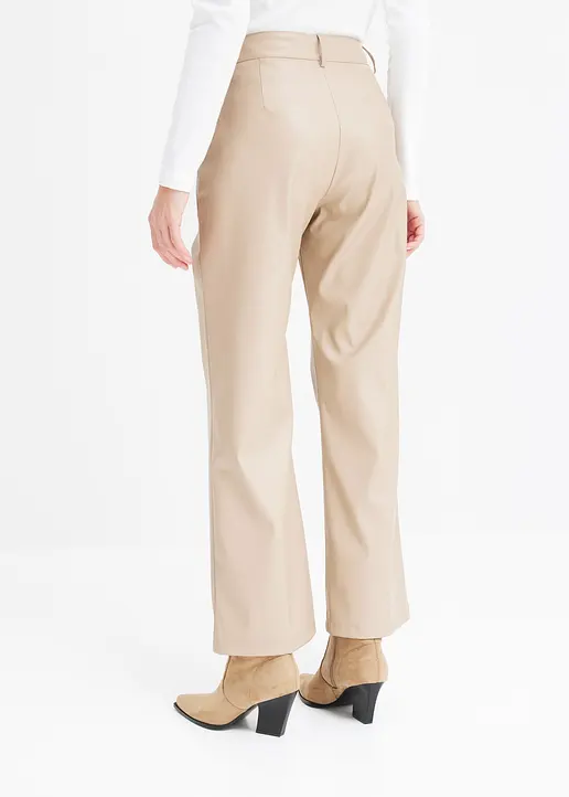 Bonprix Stylische Hose Mit Bundfalten - Braun - Damen