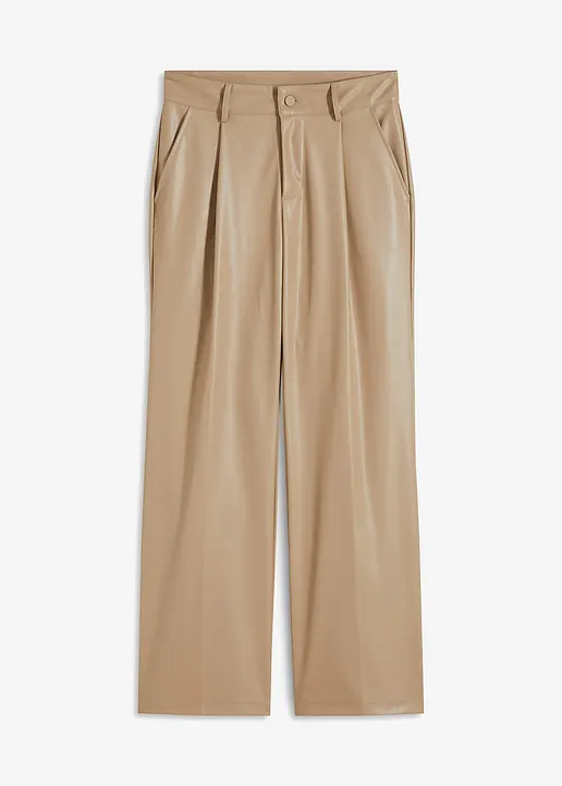 bonprix Stylische Hose mit Bundfalten - braun - Damen