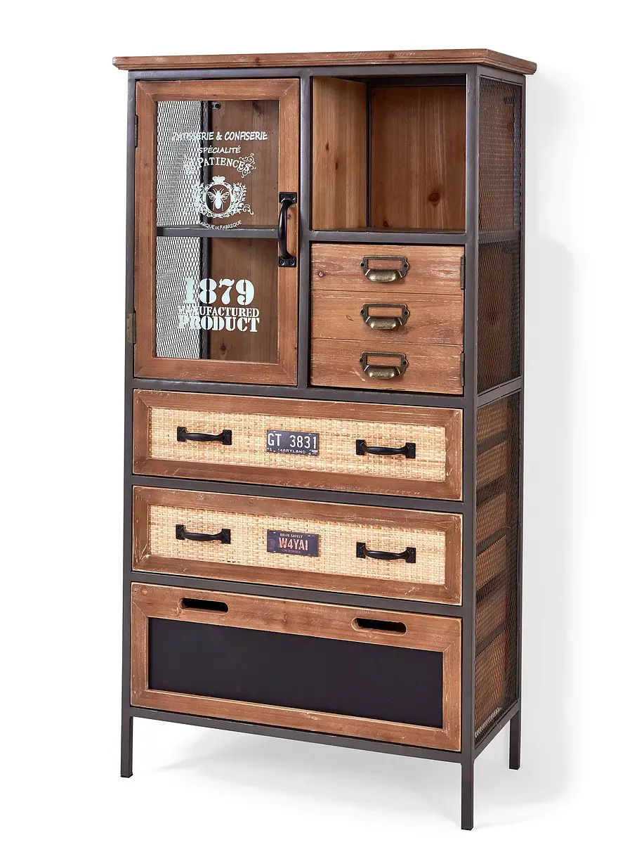 Bonprix Stylischer Schrank - Beige - Wohnen & Garten