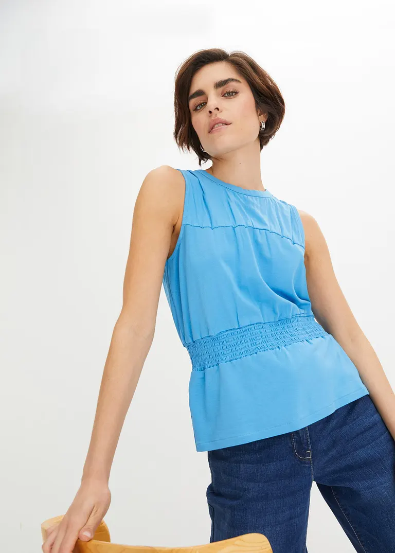 Bonprix Stylishes Shirt - Blau - Damen