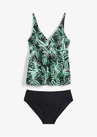 bonprix Tankini (2-tlg.Set) - schwarz floral - Damen