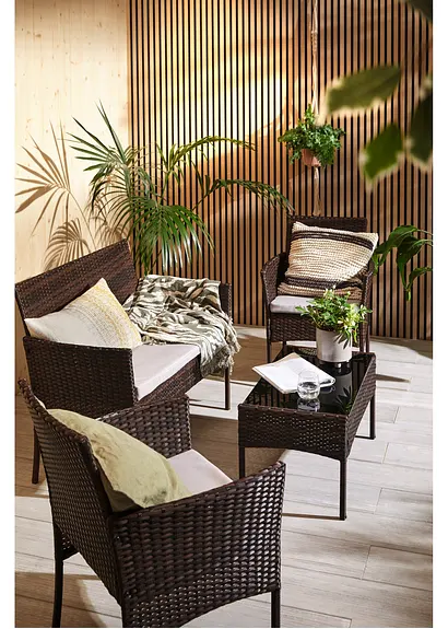 bonprix Tolle Sitzgelegenheit für 4 Personen - braun