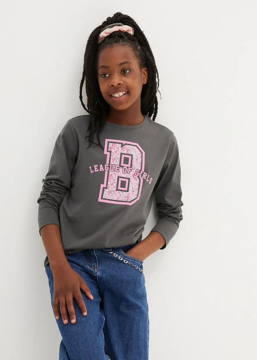 Bonprix Tolles Mädchen Shirt Im 3er Pack - Kinder