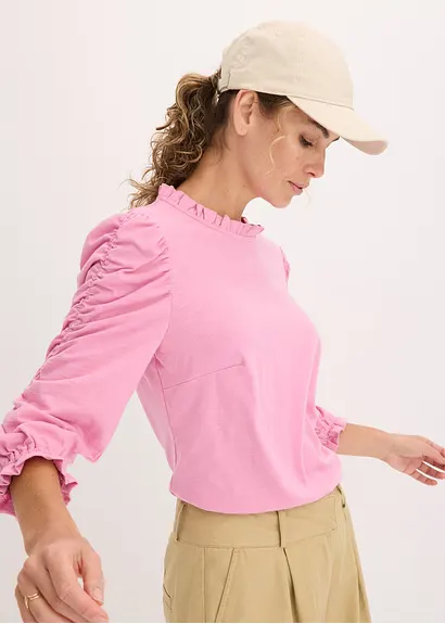 Bonprix Trendige Cap Aus Leinen - Beige - Damen