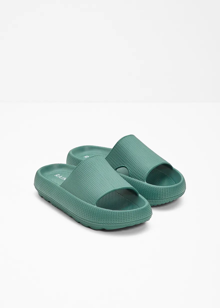 Bonprix Trendige Pantolette - Grün - Damen