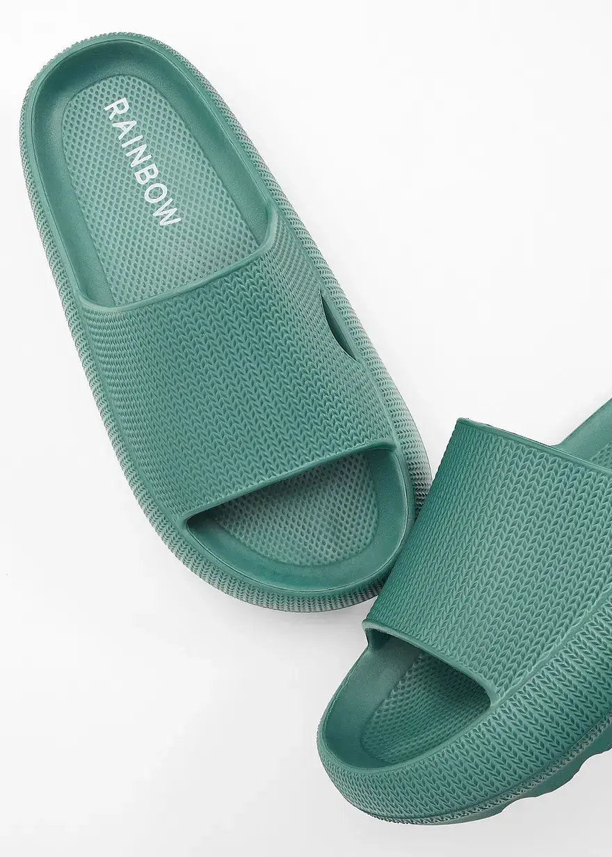 Bonprix Trendige Pantolette - Grün - Damen