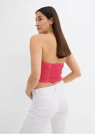 Bonprix Trendiges Korsett Blusentop - Pink - Damen