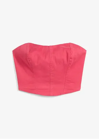 bonprix Trendiges Korsett Blusentop - pink - Damen