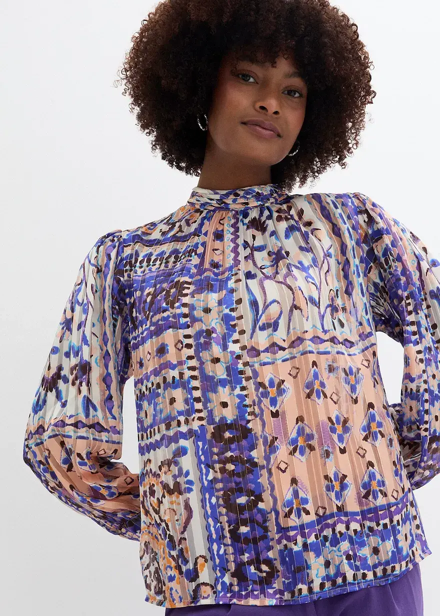 Bonprix Tunika Mit Schnür-Element - Beige - Damen