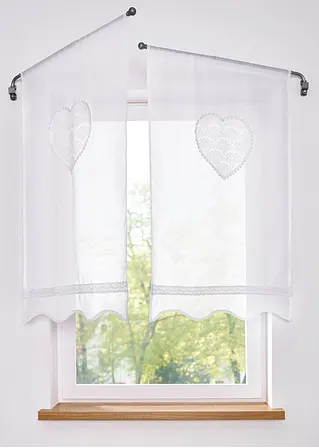 bonprix Türvorhang im Landhausstil - weiß Tunnelzug