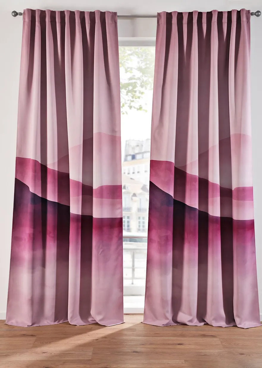 bonprix Verdunkelnder Vorhang mit modernem Druck