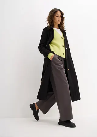 Bonprix Verkürzte Strickjacke - Grün - Damen