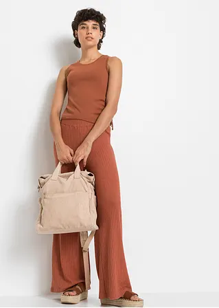 Bonprix Weicher Rucksack In Cordoptik - Beige - Damen