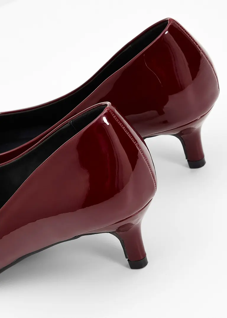 Bonprix Zeitlose Pumps In Lackoptik - Braun - Damen