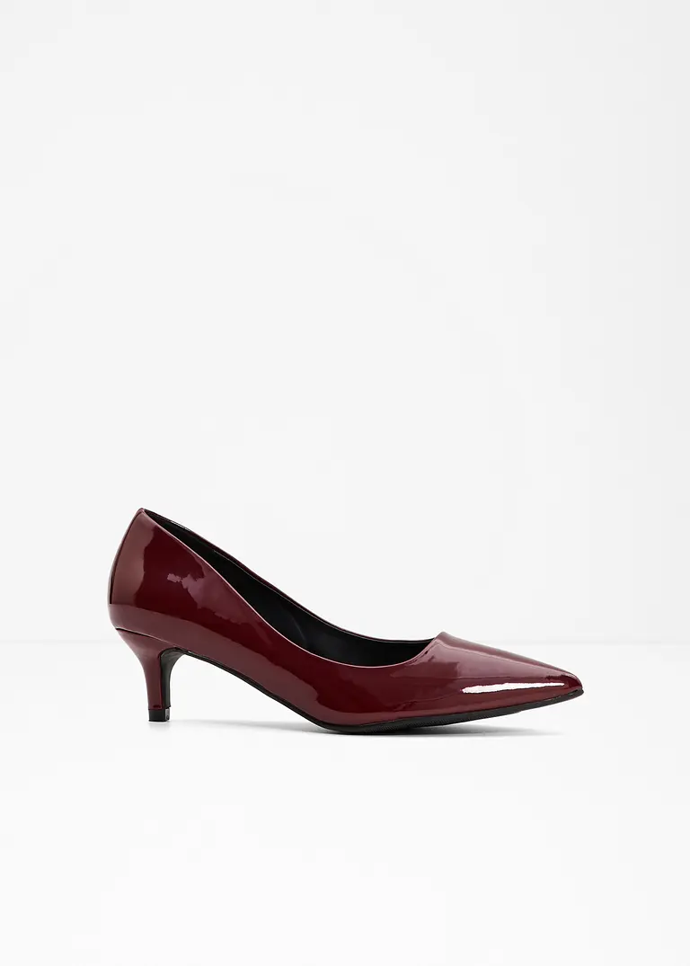 bonprix Zeitlose Pumps in Lackoptik - braun - Damen