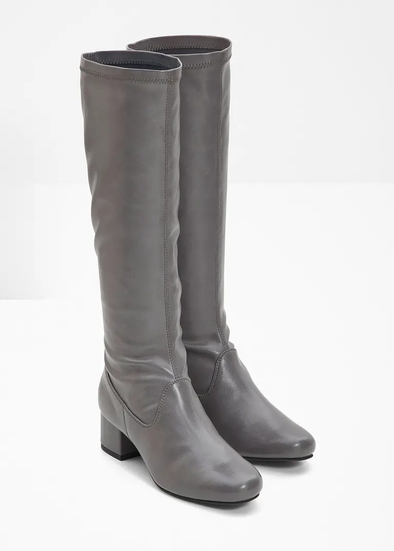 Bonprix Zeitloser Stiefel - Grau - Damen