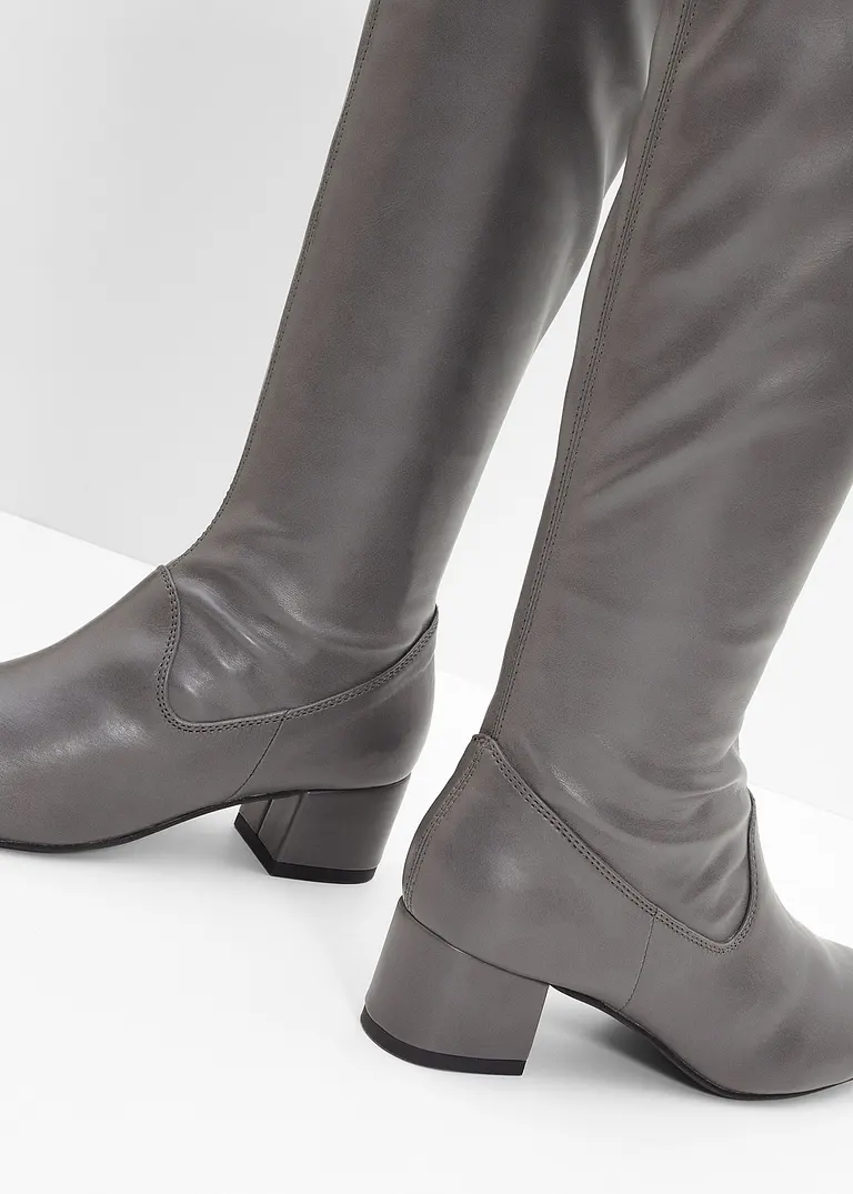 Bonprix Zeitloser Stiefel - Grau - Damen