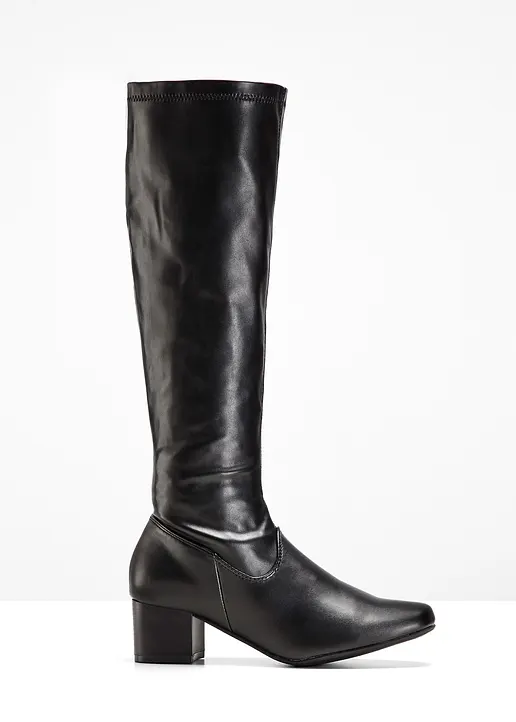 bonprix Zeitloser Stiefel - schwarz - Damen