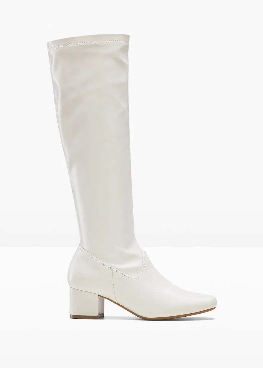 bonprix Zeitloser Stiefel - weiß - Damen