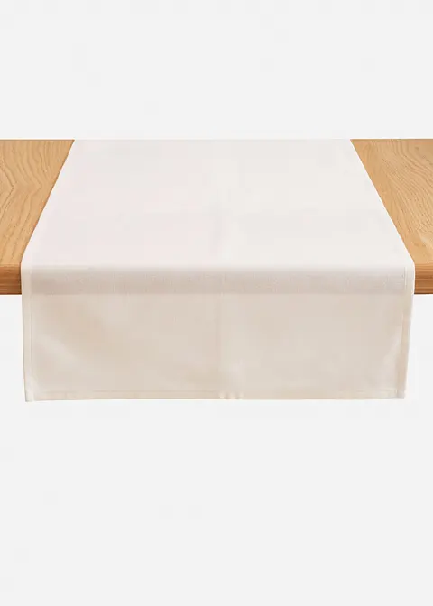bonprix Zeitloser Tischläufer - weiß - Wohnen & Garten