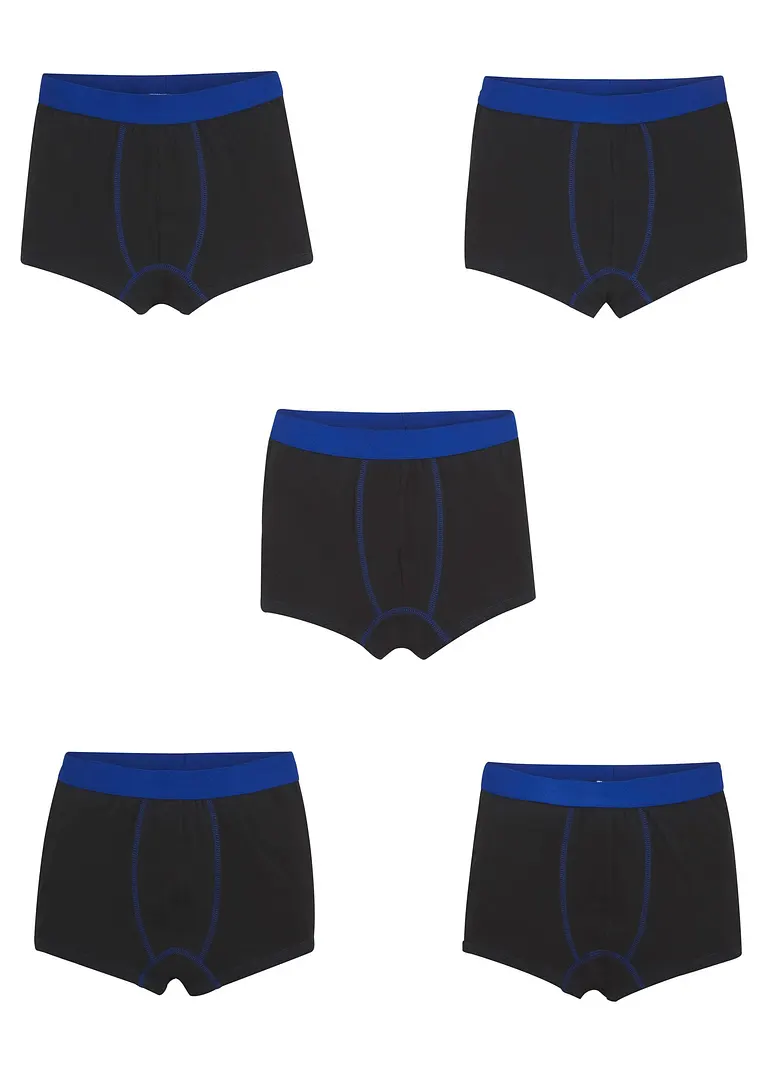 Bonprix Boxershorts Für Jeden Tag Im 5er Pack - Schwarz