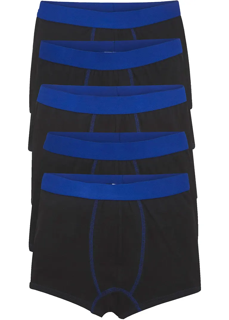 bonprix Boxershorts für jeden Tag im 5er Pack - schwarz