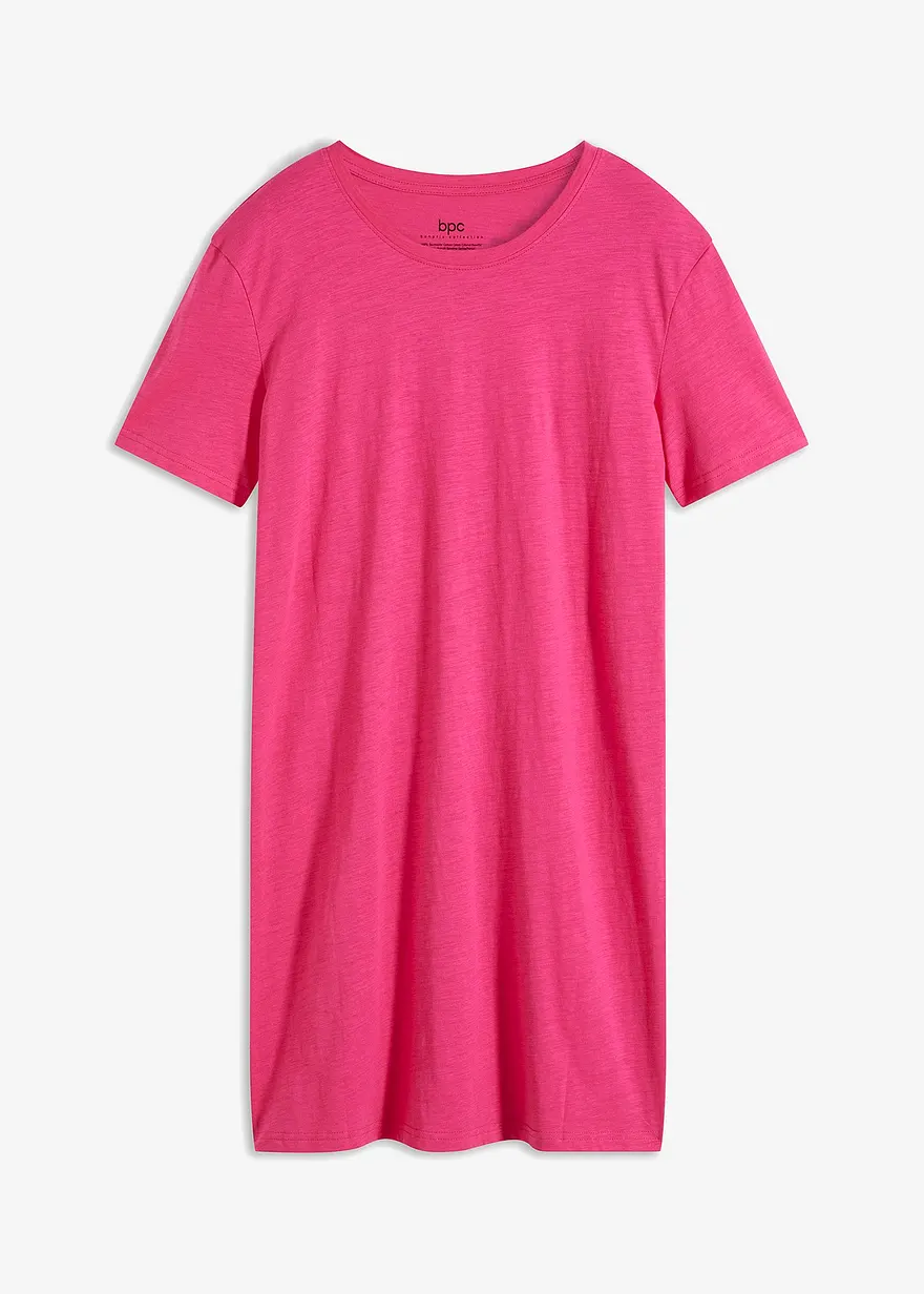 bonprix Boxy Bigshirt aus weicher Baumwolle - pink - Damen