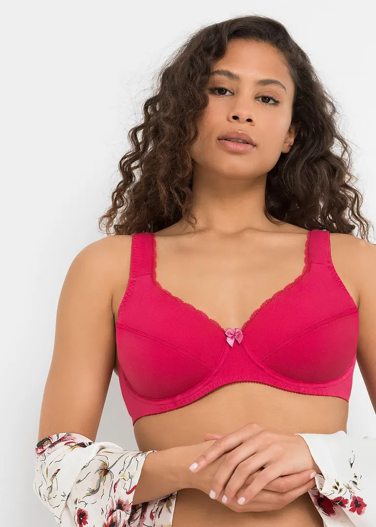 Bonprix Bügel-BH Mit Breiten Und Gepolsterten Trägern Für Einen Hohen Tragekomfort