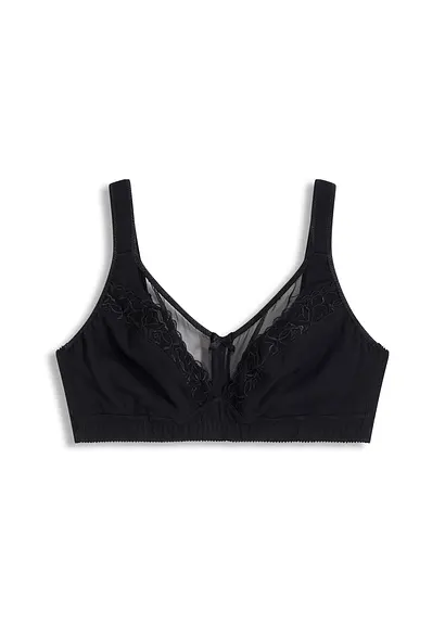 bonprix bügelloser BH mit Spitze und transparenten Details
