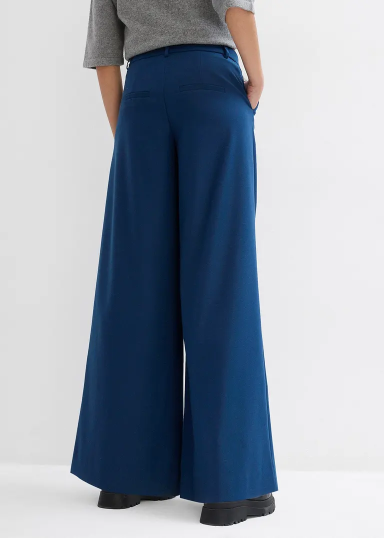Bonprix Bundfaltenhose Mit Lockerer Passform Abnähern An Der Vorderseite Und Einem Weitem Bein