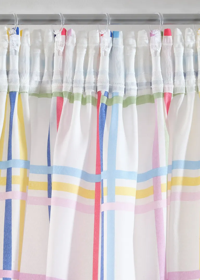 Bonprix Bunte Gardine Mit Karomuster - Bunt Multifunktionsband