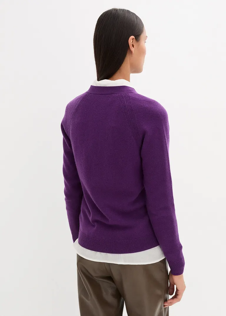 Bonprix Cardigan Mit Metallknöpfen Aus Edlem Kaschmir Und Hochwertiger Merinowolle