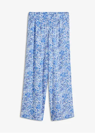 bonprix Charmante Hose mit schönem Druck - blau - Damen