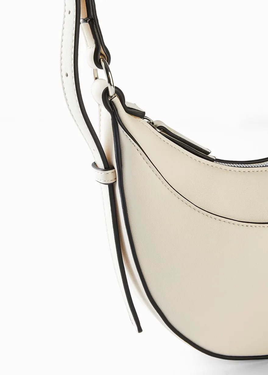 Bonprix Charmante Umhängetasche Aus Lederimitat - Beige - Damen