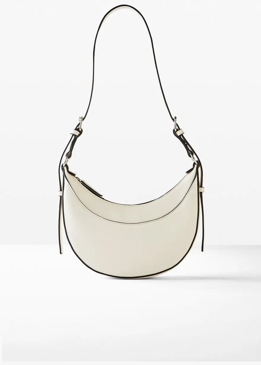 bonprix Charmante Umhängetasche aus Lederimitat - beige - Damen