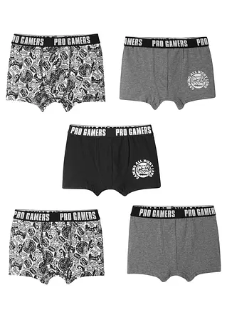 Bonprix Coole Boxershorts Mit Wording Detail Und Print Im 5er Pack