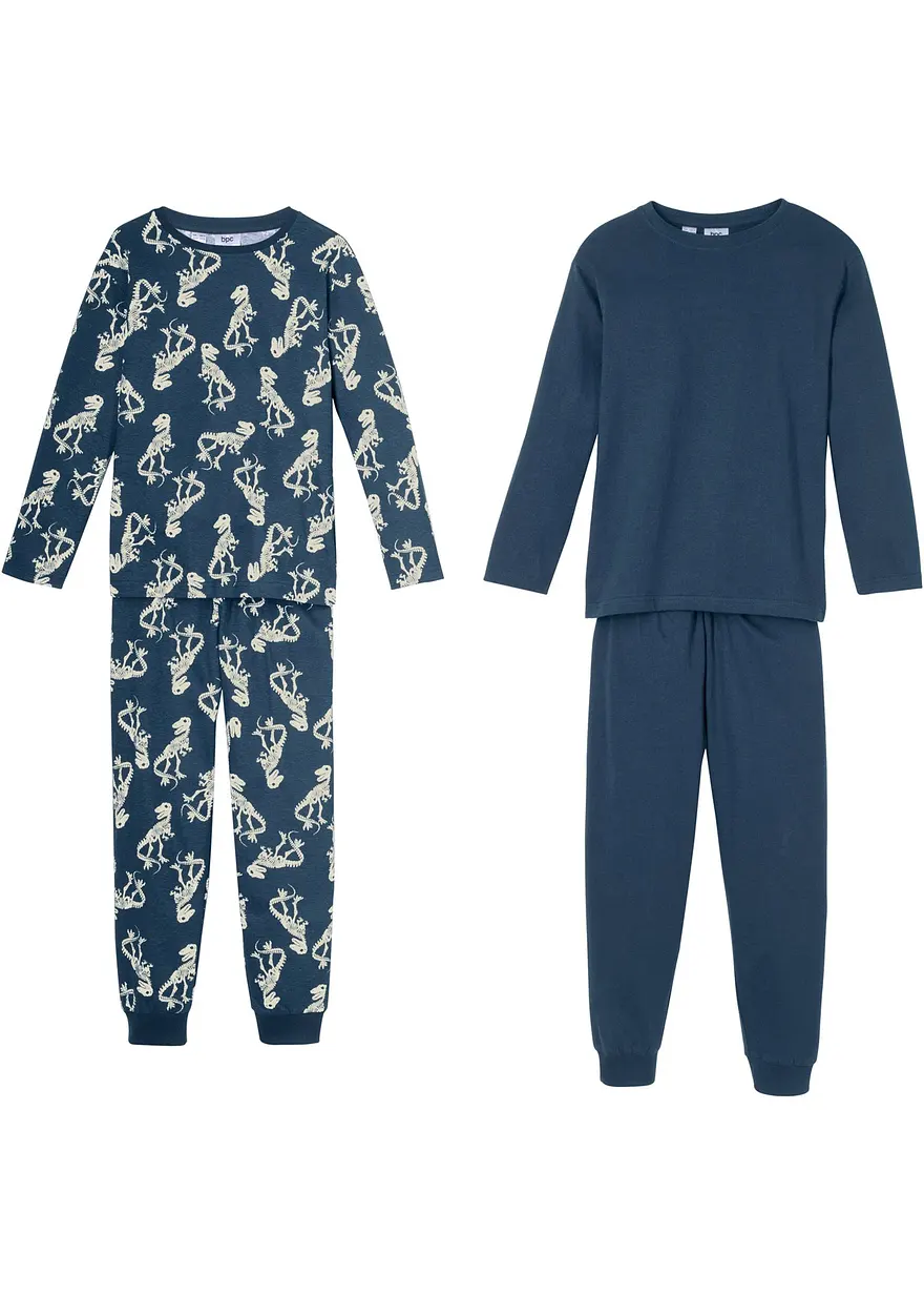bonprix Coole Pyjamas für Jungen im Doppelpack. - Kinder
