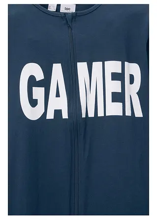 Bonprix Cooler Jersey-Schlafoverall Mit Bio-Baumwolle Und Coolem Druck