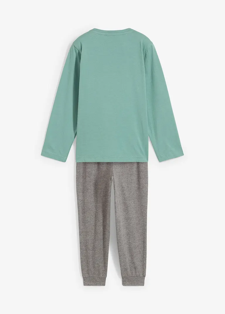 Bonprix Cooler Jungen Pyjama Mit Bio-Baumwolle Im 2-tgl. Set