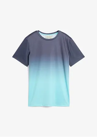 bonprix Cooles Jungen Sport-Shirt mit Rundhalsausschnitt - blau
