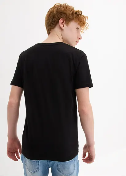 Bonprix Cooles Jungen T-Shirt Mit Großem Druck Und Rundhalsausschnitt
