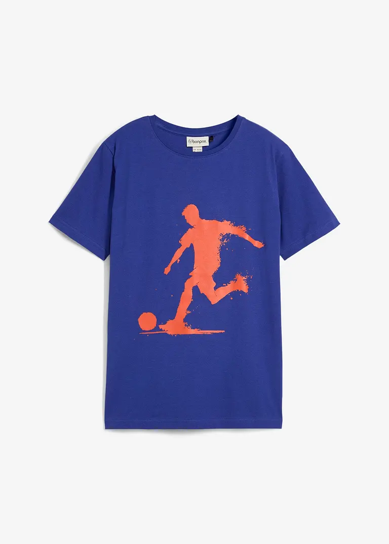 bonprix Cooles Jungen T-Shirt mit Rundhalsausschnitt und einem großen Druck vorne