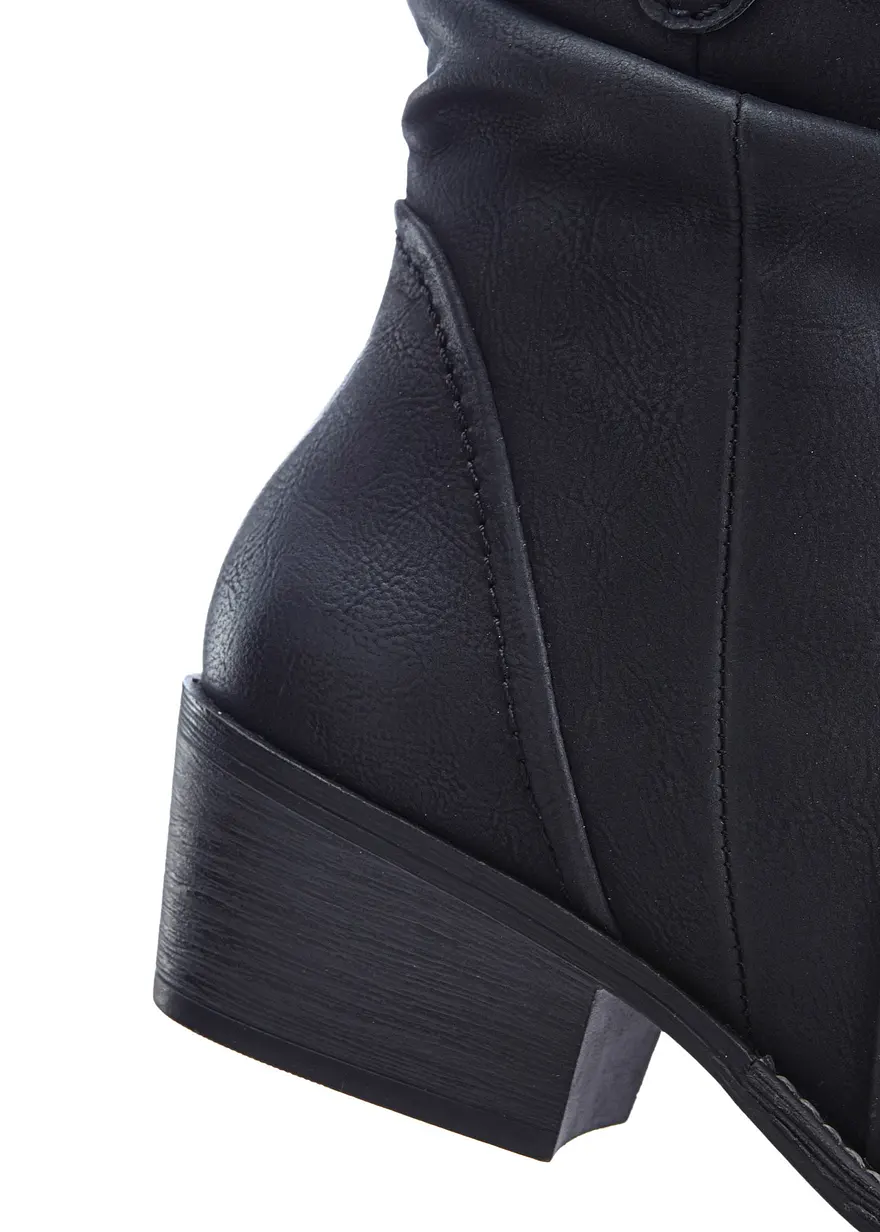 Bonprix Cowboy Stiefelette In Klassischer Optik Mit Warmem Textilinnenfutter