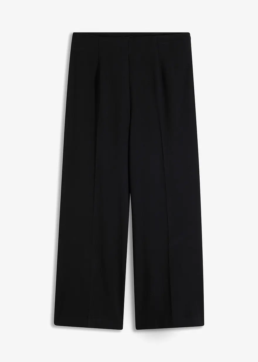 bonprix Culotte in auffallender Farbe - schwarz - Damen