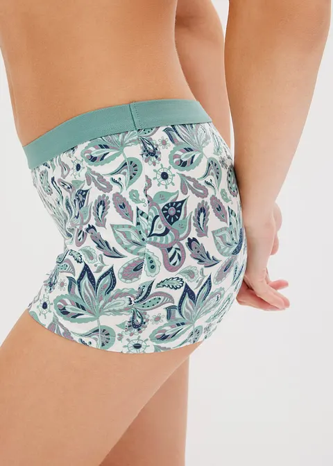 Bonprix Damen Boxer Mit Bio-Baumwolle (4er Pack) - Damen