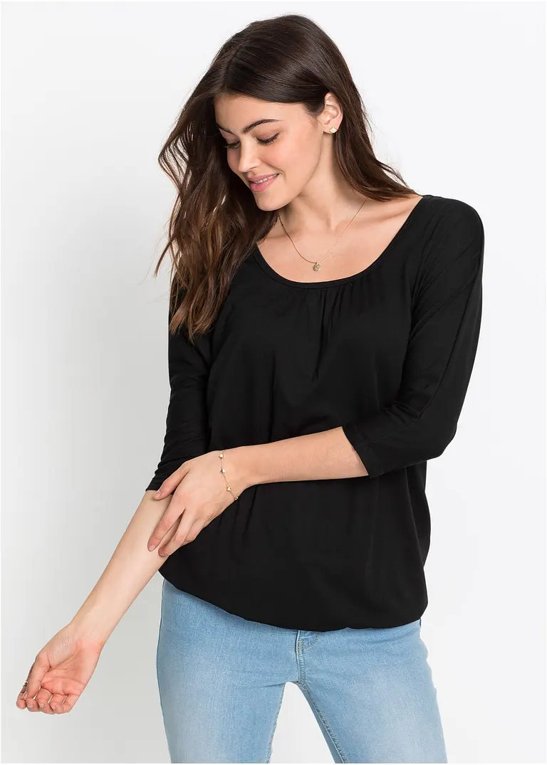 Bonprix Das Oversize-Shirt Umspielt Die Figur Mit Fledermausärmeln Und Lässigem Schnitt