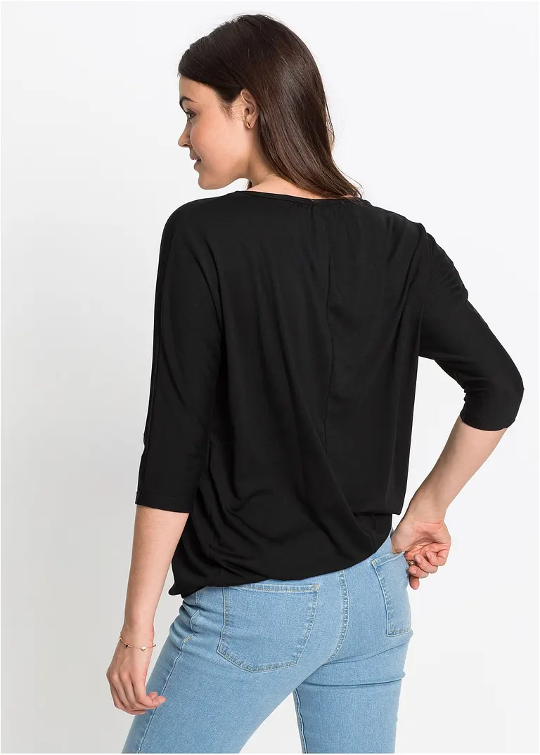 Bonprix Das Oversize-Shirt Umspielt Die Figur Mit Fledermausärmeln Und Lässigem Schnitt