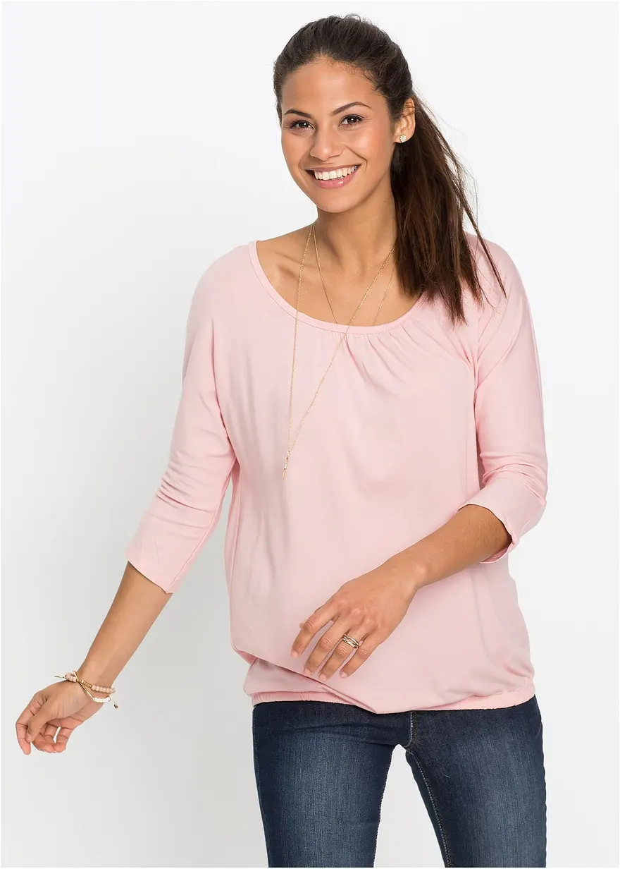 Bonprix Das Oversize-Shirt Umspielt Die Figur Mit Fledermausärmeln Und Lässigem Schnitt