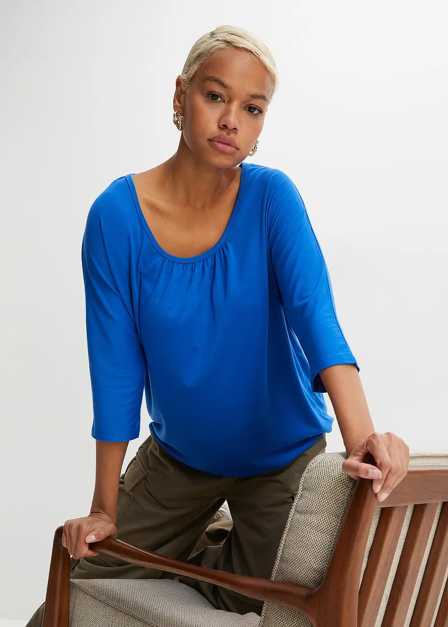 Bonprix Das Oversize-Shirt Umspielt Die Figur Mit Fledermausärmeln Und Lässigem Schnitt