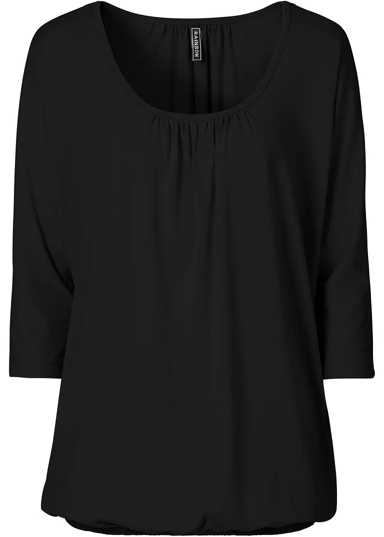 bonprix Das Oversize-Shirt umspielt die Figur mit Fledermausärmeln und lässigem Schnitt
